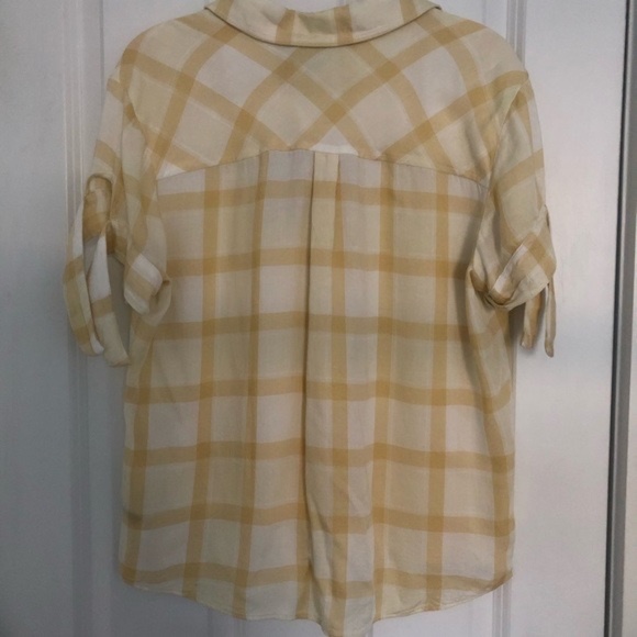 Anthropologie Paige Avery Check Buttondown XS - Picture 4 of 4